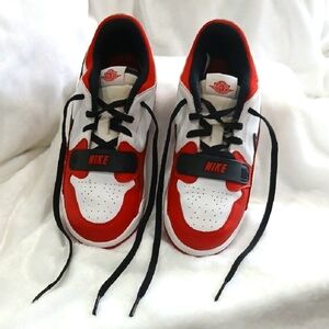 Nike JORDAN Kids Sneakers in Red Black and White
